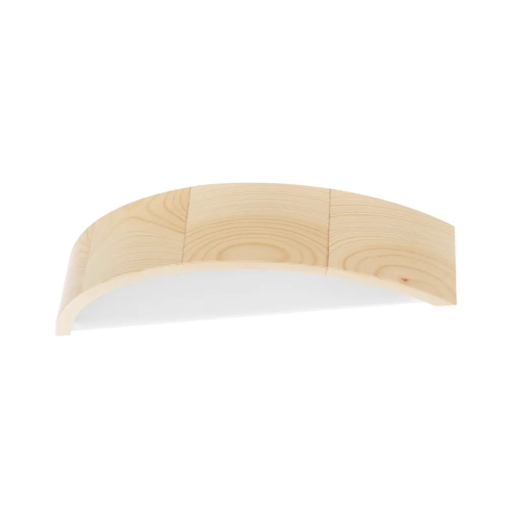 TEMAR LIGHTING Gang|Pendellamper > Væglampe Cleo D1DR410, fyrretræ, 41 cm lang, E27