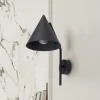 Væglamper|Væglamper ^ TK Lighting Væglampe Cono, 1 lyskilde, sort, E27