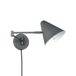 Trio Lighting Væglamper|Væglamper > Væglampe Cosima, antracit, udhæng 54 cm, metal
