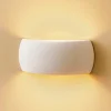 SOLLUX LIGHTING Væglamper|Væglamper > Væglampe Curve op/ned i hvid keramik