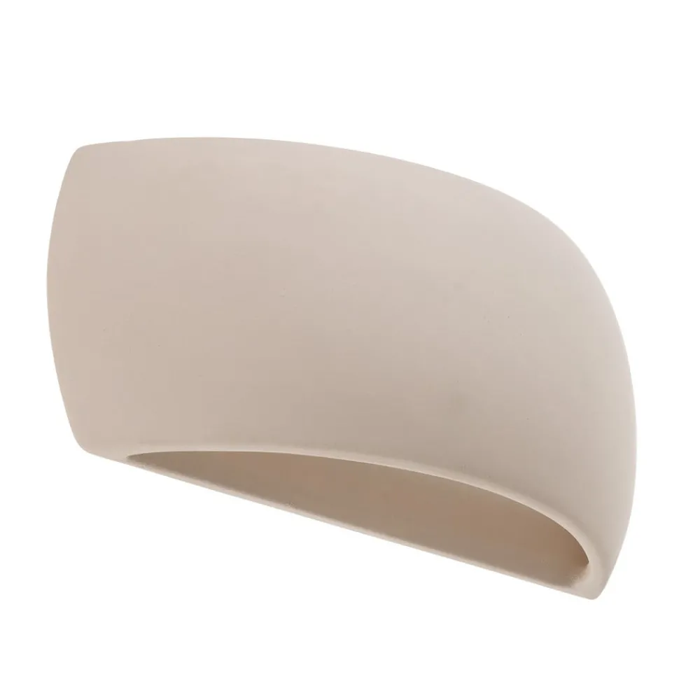 SOLLUX LIGHTING Væglamper|Væglamper > Væglampe Curve op/ned i hvid keramik