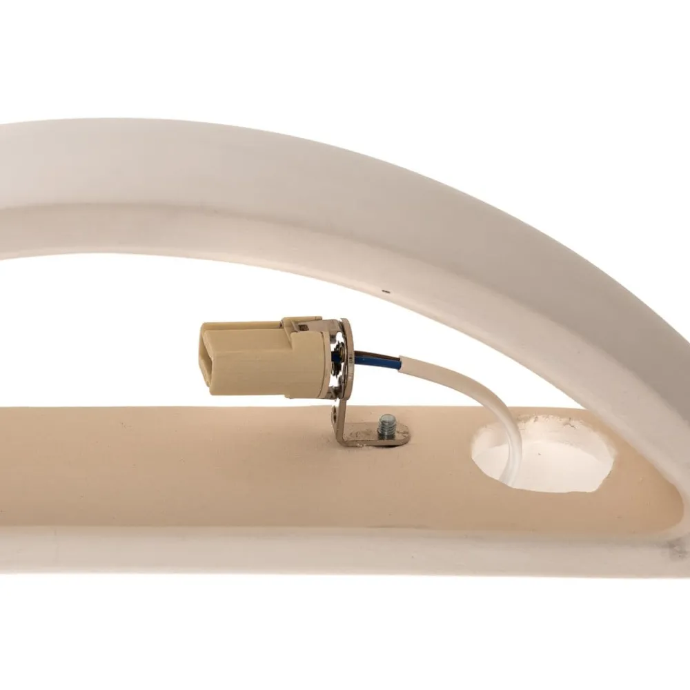 SOLLUX LIGHTING Væglamper|Væglamper > Væglampe Curve op/ned i hvid keramik