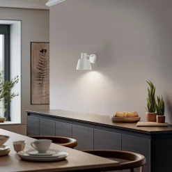 Væglamper|Væglamper ^ SIGMA Væglampe Dunka, taupe, 1 lyskilde, stål, E27, højde 17 cm