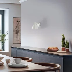 Væglamper|Væglamper ^ SIGMA Væglampe Dunka, taupe, 1 lyskilde, stål, E27, højde 17 cm