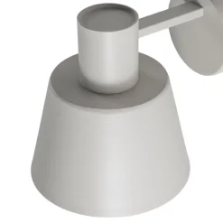 Væglamper|Væglamper ^ SIGMA Væglampe Dunka, taupe, 1 lyskilde, stål, E27, højde 17 cm