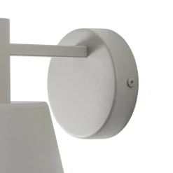 Væglamper|Væglamper ^ SIGMA Væglampe Dunka, taupe, 1 lyskilde, stål, E27, højde 17 cm