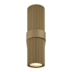 Væglamper ^ Maytoni Væglampe DYNAMICS, guldfarvet, højde 23 cm, metal op/ned