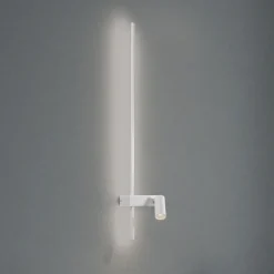 Nowodvorski Lighting Gang|Væglamper > Væglampe EASY LEFT, hvid, bredde 80 cm, metal, GU10 + LED
