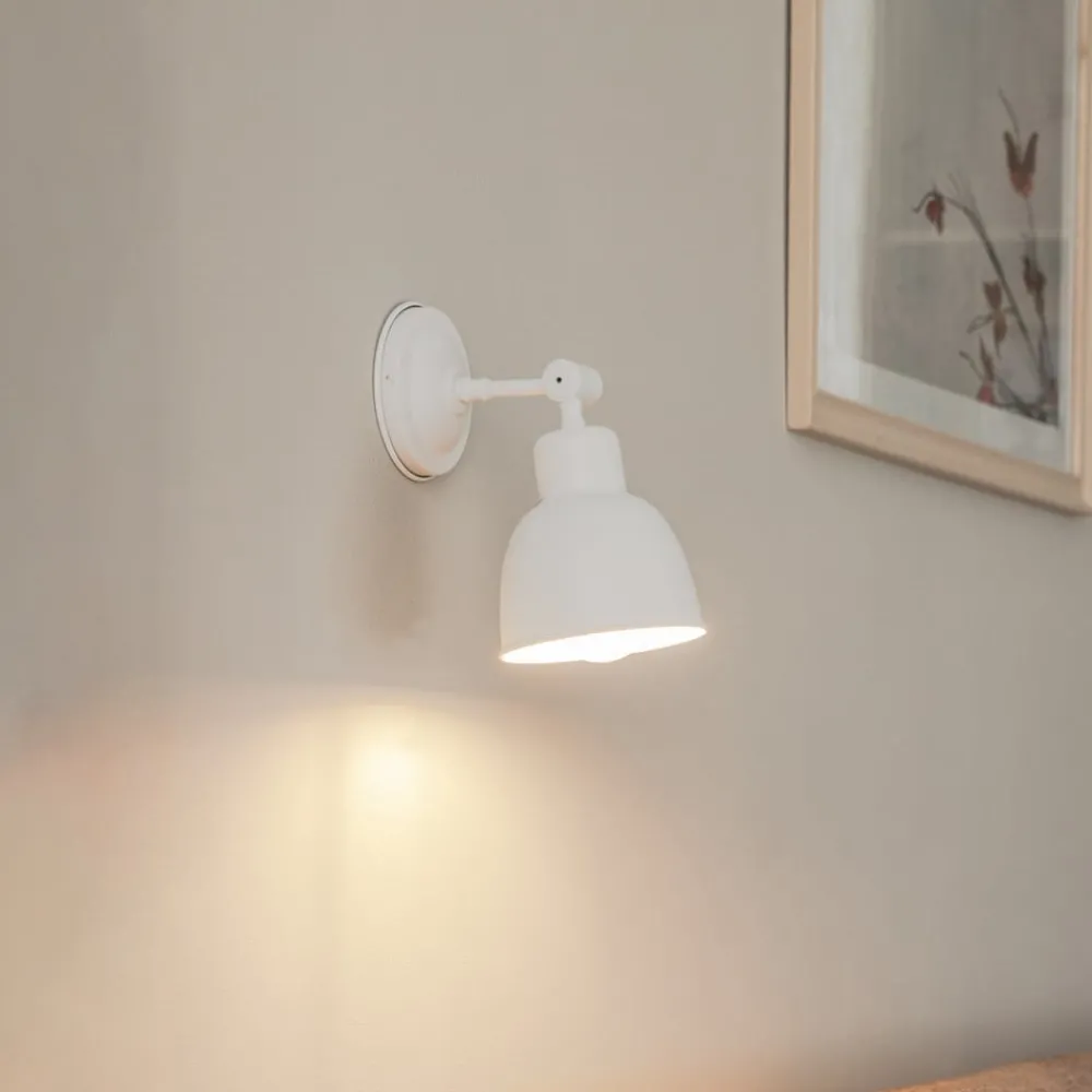 Euluna Pendellamper|Væglamper > Væglampe Emoti, 1 lyskilde, hvid