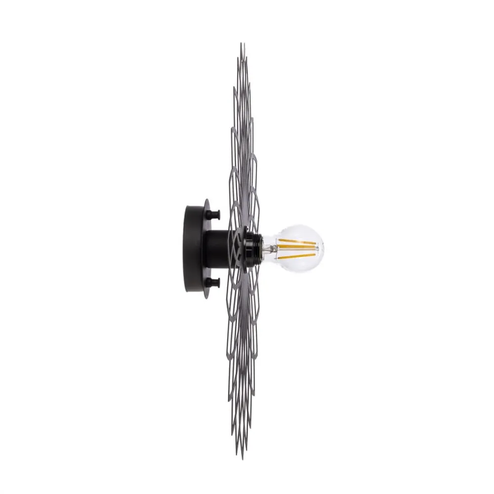 Opviq Væglamper > Væglampe Fellini MR-987 hulmønster Ø50cm sort