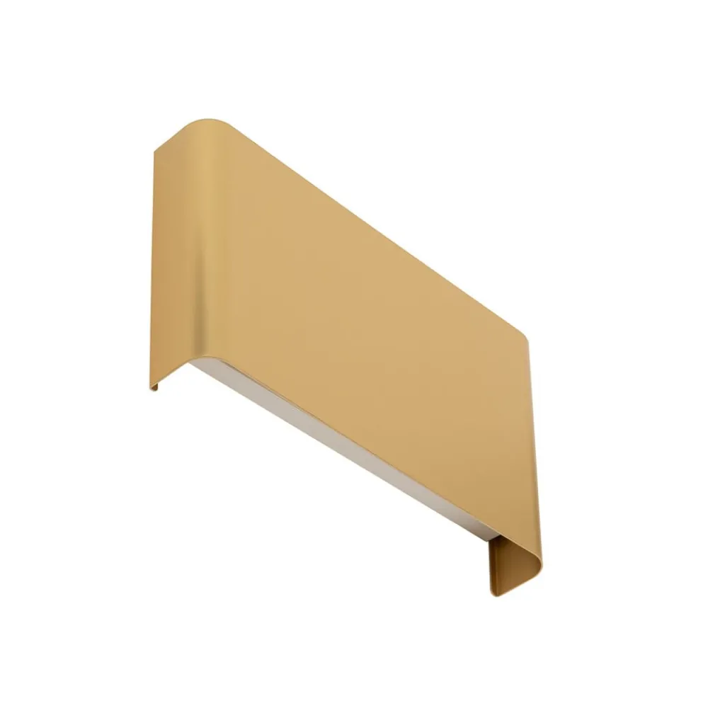 Gang|Pendellamper ^ Nowodvorski Lighting Væglampe Haga, guldfarvet, metal, 25 cm bred, G9