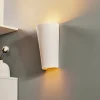 SOLLUX LIGHTING Væglamper > Væglampe Ice up and down i keramik i hvid