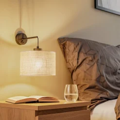 Gang|Væglamper ^ TK Lighting Væglampe Juta, 1 lyskilde