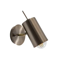Opviq Gang|Væglamper > Væglampe Kem, messing, metal, højde 23 cm, E27