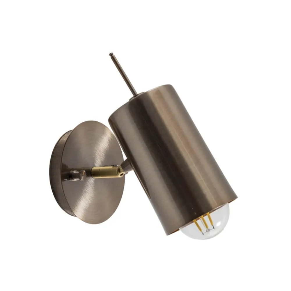 Opviq Gang|Væglamper > Væglampe Kem, messing, metal, højde 23 cm, E27