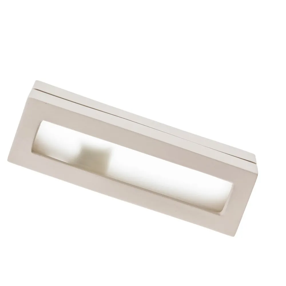 SOLLUX LIGHTING Væglamper > Væglampe Keramik Top, hvid, 32 x 9 cm