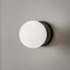 EMIBIG LIGHTING Væglamper > Væglampe Kiba, sort/guld, lampeskærm af glaskugle