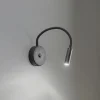 TK Lighting Væglamper > Væglampe Lagos USB, 27 cm, sort, læselampe, G9