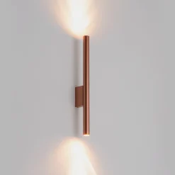 Nowodvorski Lighting Væglamper > Væglampe Laser, kobberfarvet, metal, 40 cm høj, G9