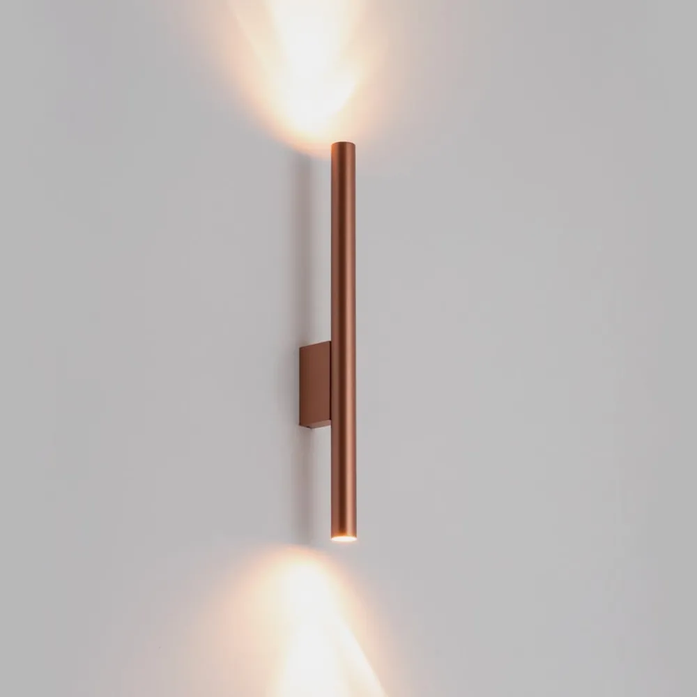 Nowodvorski Lighting Væglamper > Væglampe Laser, kobberfarvet, metal, 40 cm høj, G9