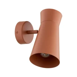 Argon Væglamper > Væglampe Lotta, terracotta, spotlight, stål, justerbar