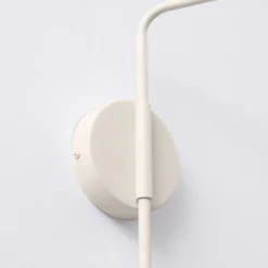 SOLLUX LIGHTING Væglamper|Væglamper > Væglampe LYS, beige, Ø 14 cm, metal, stik, E14