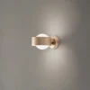 Euluna Væglamper > Væglampe Mado, opalglas/messing, 1 lyskilde