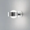 Væg- Og Spejllamper ^ Argon Væglampe Mado, stål kromfarvet, glas opal, 1 lyskilde
