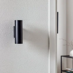 Gang|Væglamper ^ Trio Lighting Væglampe Marley 2 lyskilder sort