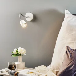 Eko-Light Væglamper > Væglampe Maxi med fleksibel arm, hvid