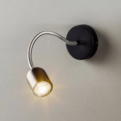 Eko-Light Væglamper > Væglampe Maxi med fleksibel arm, sort