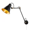 Searchlight Væglamper > 7403 væglampe med 3 led, sort, guld