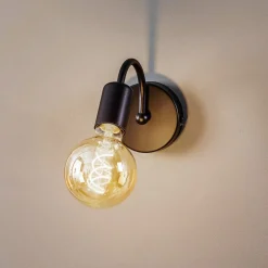 Væglamper ^ Luminex Væglampe Milo i sort uden skærm
