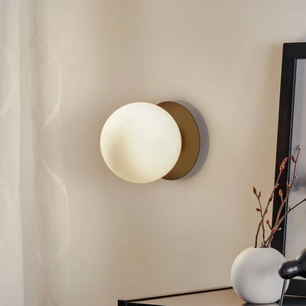 EMIBIG LIGHTING Gang|Pendellamper > Væglampe Minerva K1 med sort metalramme