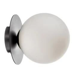 EMIBIG LIGHTING Gang|Pendellamper > Væglampe Minerva K1 med sort metalramme