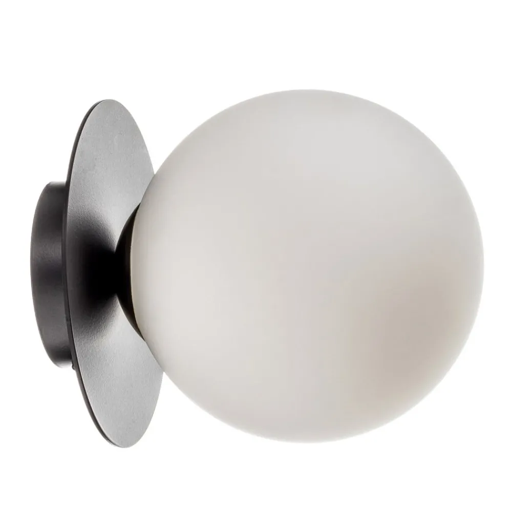 EMIBIG LIGHTING Gang|Pendellamper > Væglampe Minerva K1 med sort metalramme
