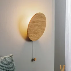 Nowodvorski Lighting Gang|Væglamper > Væglampe Minimal i egetræ