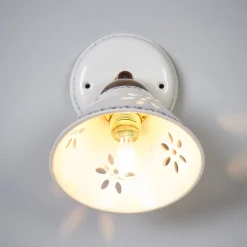 Ceramiche Gang|Væglamper > Væglampe NONNA i hvid keramik