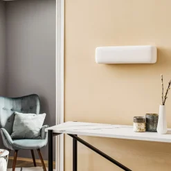SOLLUX LIGHTING Væglamper|Væglamper > Væglampe Noris op/ned i hvid keramik