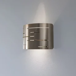 Opviq Gang|Pendellamper > Væglampe Oisin, guld, metal, højde 22 cm, E27