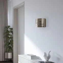 Opviq Gang|Pendellamper > Væglampe Oisin, guld, metal, højde 22 cm, E27
