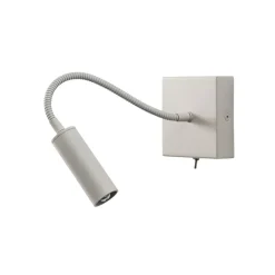 Væglamper ^ Argon Væglampe Ojos, creme, læselampe, justerbar, 33 cm, G9