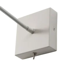 Væglamper ^ Argon Væglampe Ojos, creme, læselampe, justerbar, 33 cm, G9
