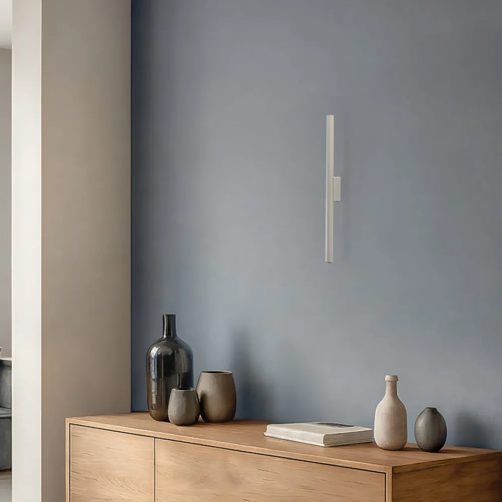 SOLLUX LIGHTING Væglamper > Væglampe Pastelo, beige, højde 20 cm, stål, 2 lyskilder.