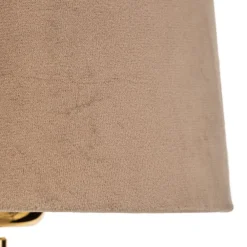 Argon Væglamper|Væglamper > Væglampe Polo, beige/mørk messing