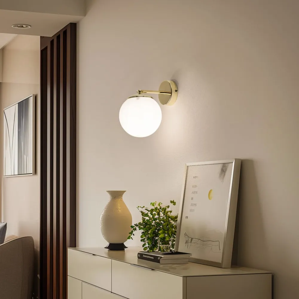 Argon Væglamper > Væglampe Sala med kugleglas, 1 lyskilde