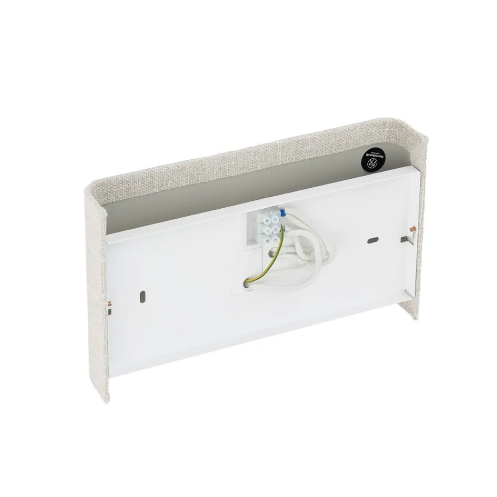 Væglamper|Væglamper ^ Nowodvorski Lighting Væglampe Santana B, creme, tekstil, bredde 25 cm, G9