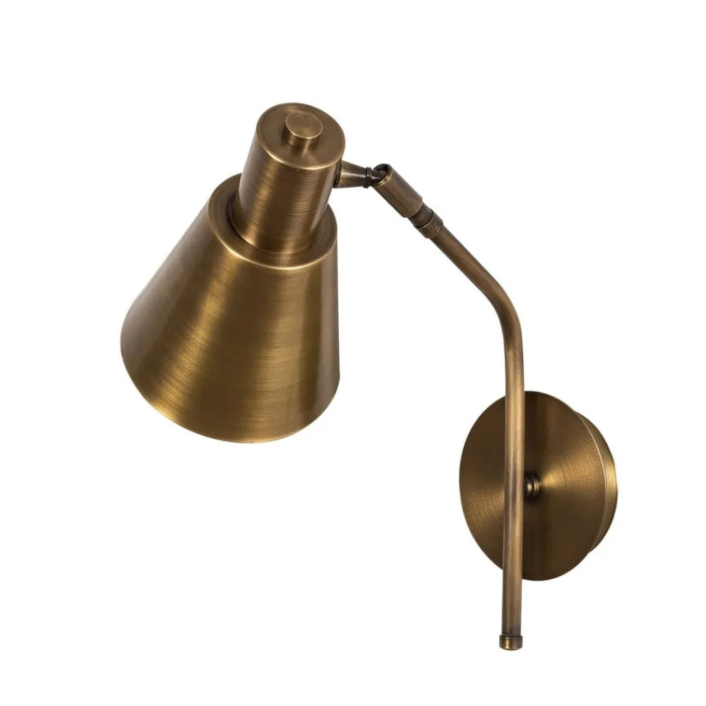 Opviq Væglamper|Væglamper > Væglampe Sivani MR-663, antik guld, metal, Ø 15 cm
