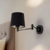 Euluna Væglamper > Væglampe Solo, kegle, velour, sort/sort