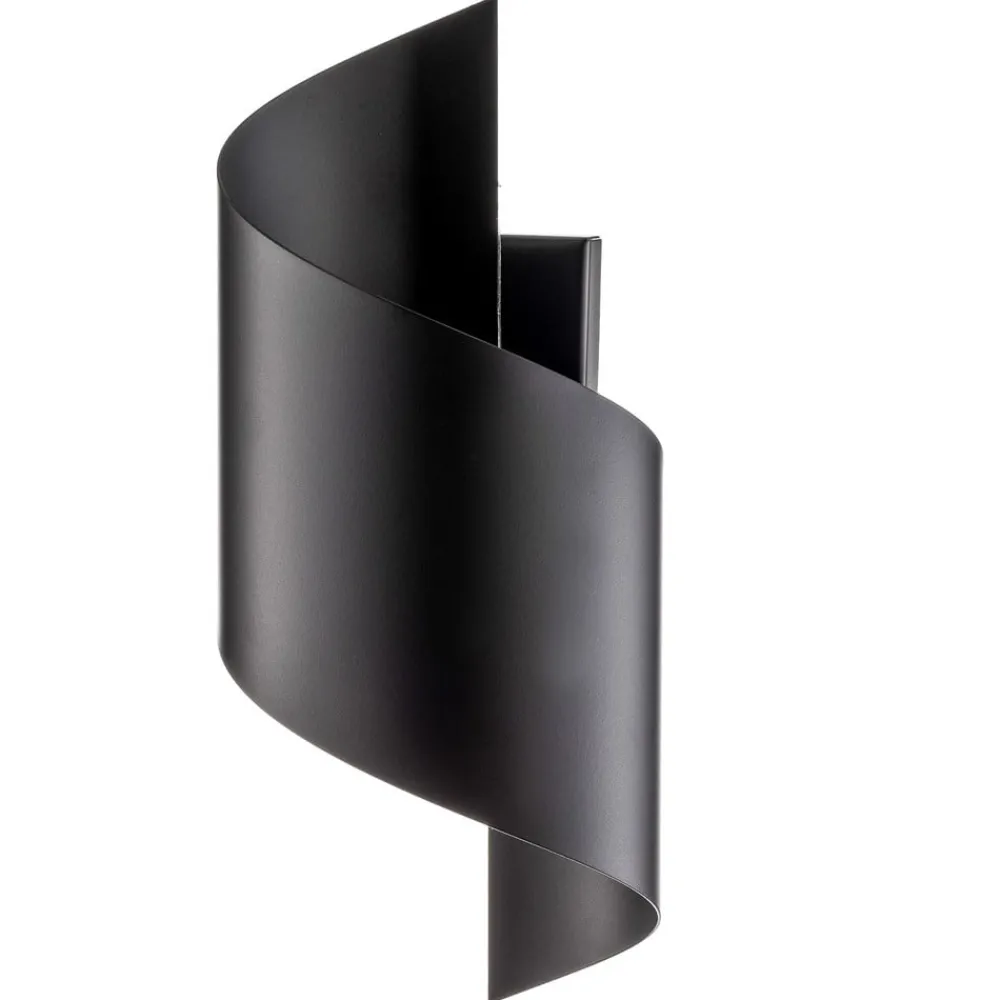 EMIBIG LIGHTING Gang|Pendellamper > Væglampe Spiner sort, højde 30 cm, stål